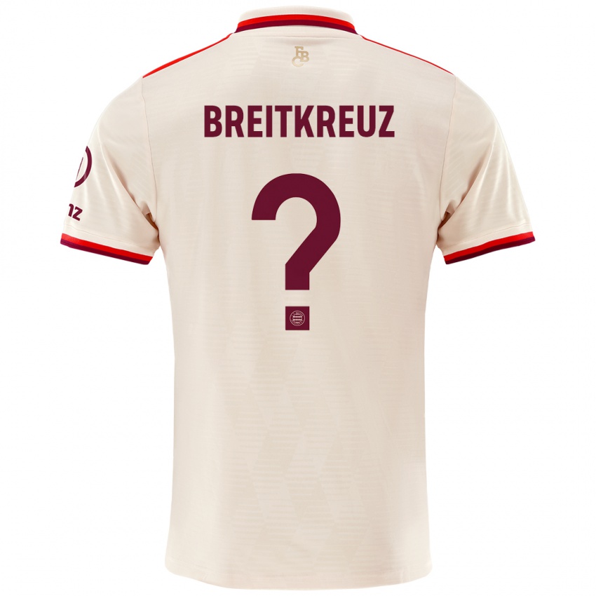 Uomo Maglia Steve Breitkreuz #0 Lino Kit Gara Third 2024/25 Maglietta