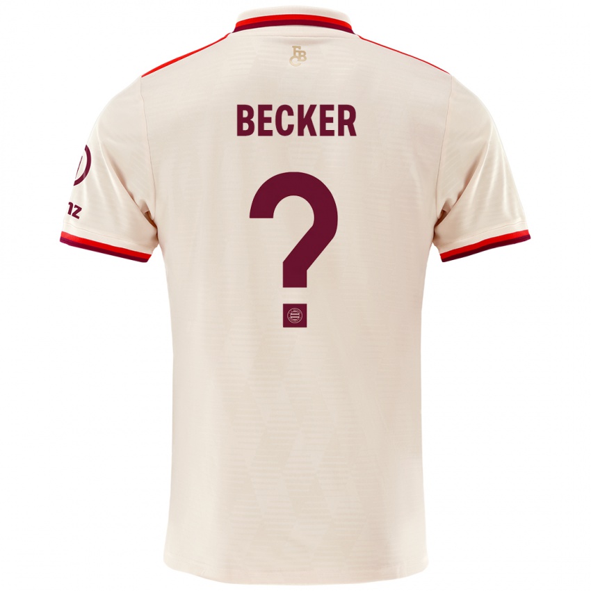 Uomo Maglia Lennard Becker #0 Lino Kit Gara Third 2024/25 Maglietta