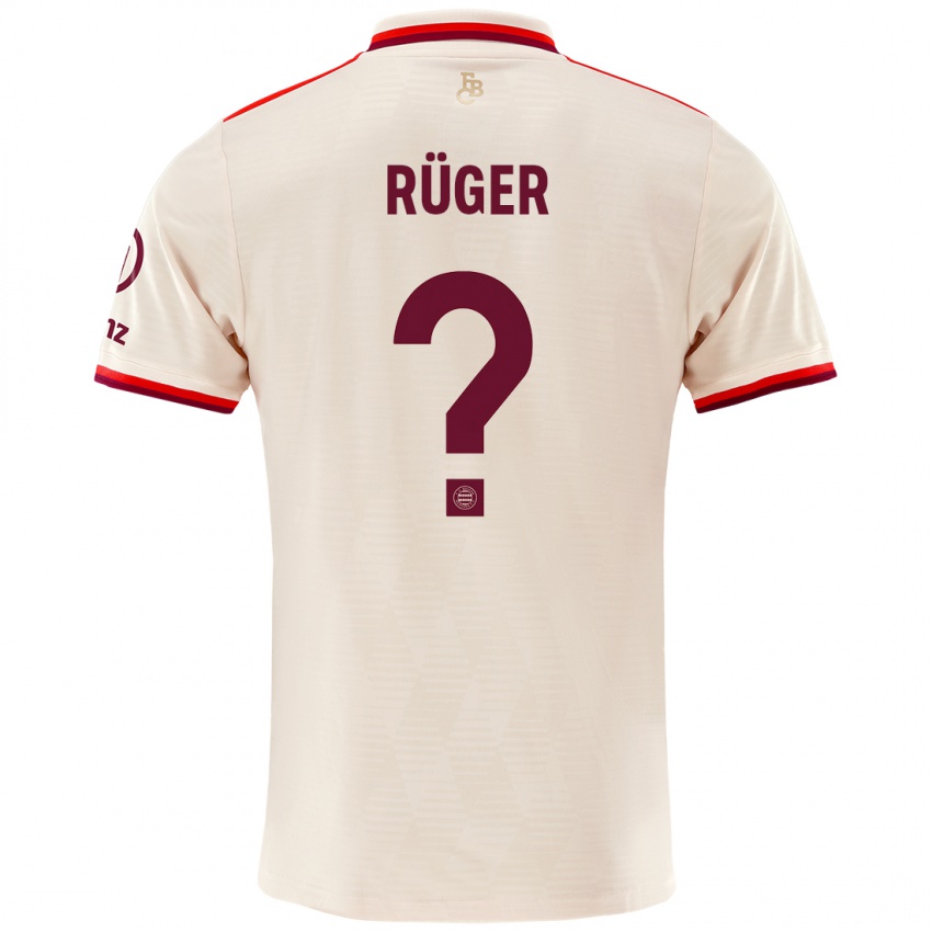 Uomo Maglia Kurt Rüger #0 Lino Kit Gara Third 2024/25 Maglietta