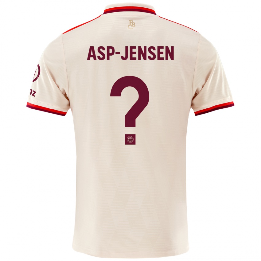 Uomo Maglia Jonathan Asp-Jensen #0 Lino Kit Gara Third 2024/25 Maglietta