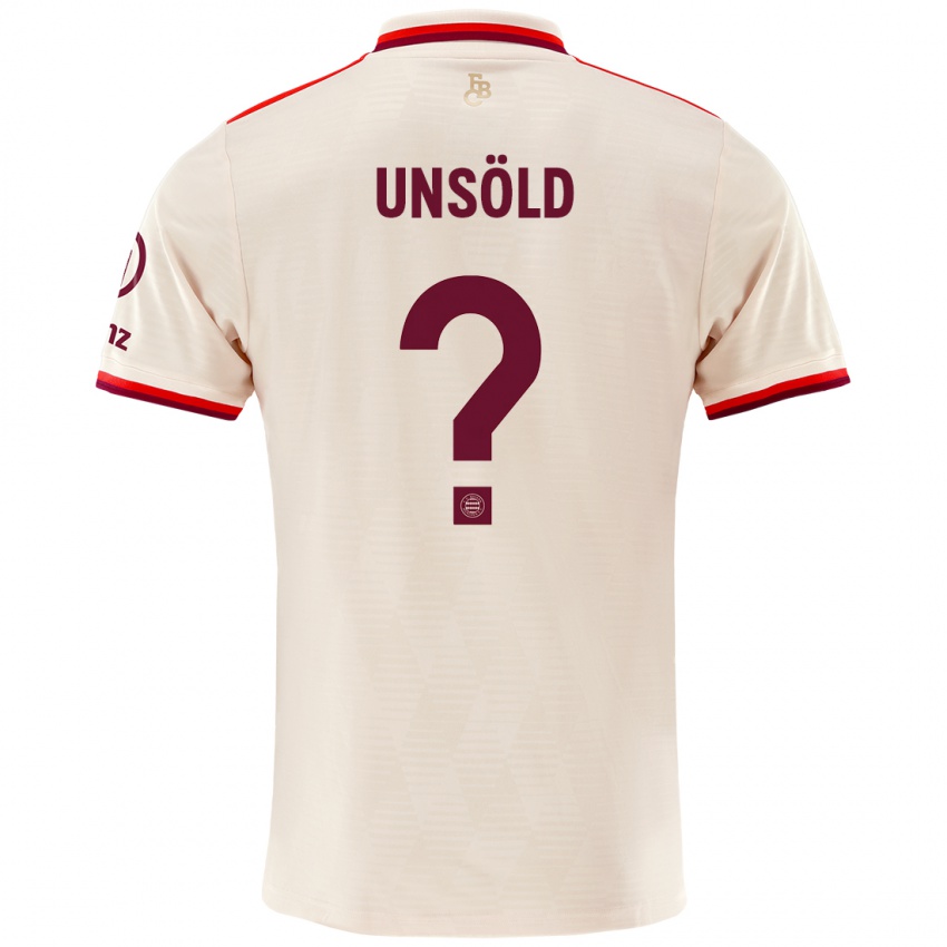 Uomo Maglia Samuel Unsöld #0 Lino Kit Gara Third 2024/25 Maglietta