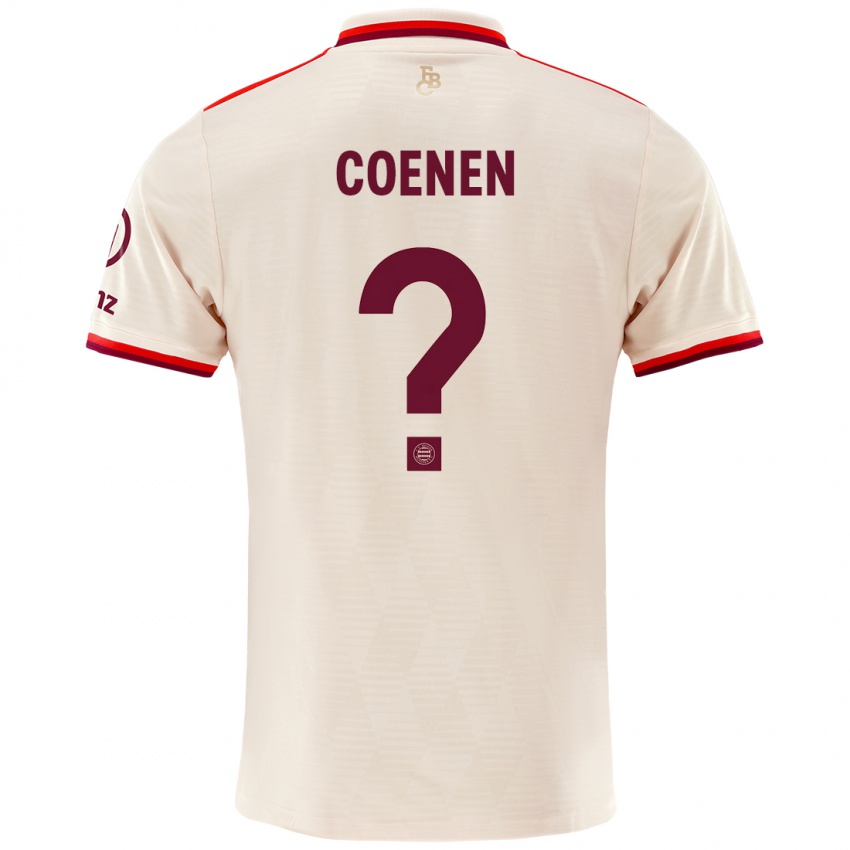 Uomo Maglia Alexander Coenen #0 Lino Kit Gara Third 2024/25 Maglietta