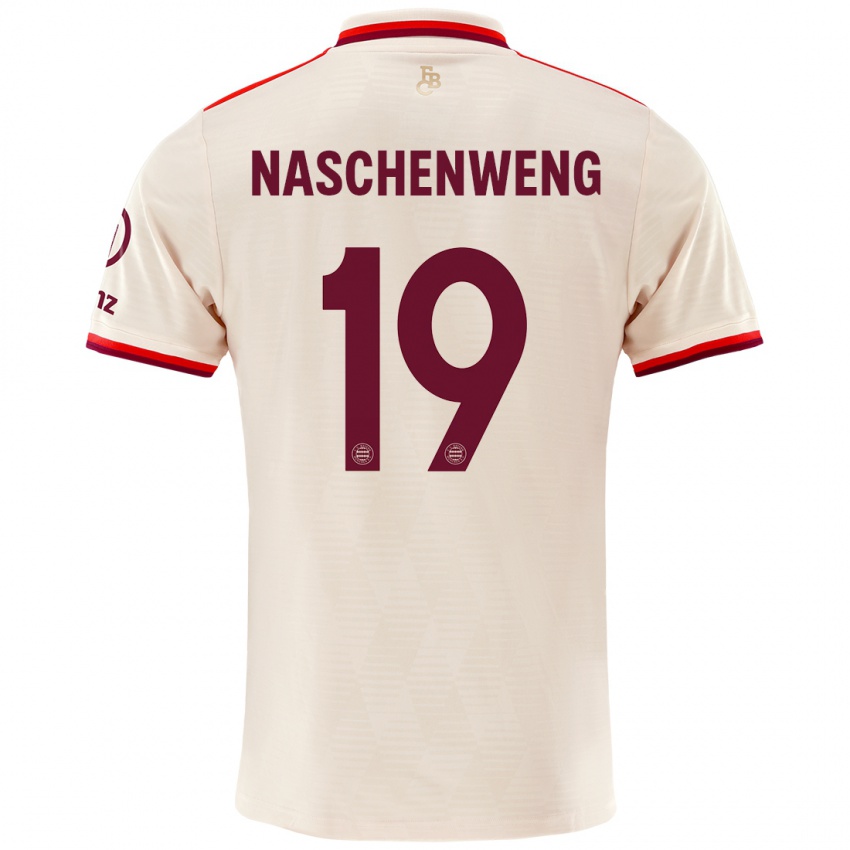 Uomo Maglia Katharina Naschenweng #19 Lino Kit Gara Third 2024/25 Maglietta