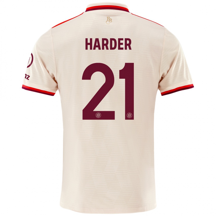 Uomo Maglia Pernille Harder #21 Lino Kit Gara Third 2024/25 Maglietta