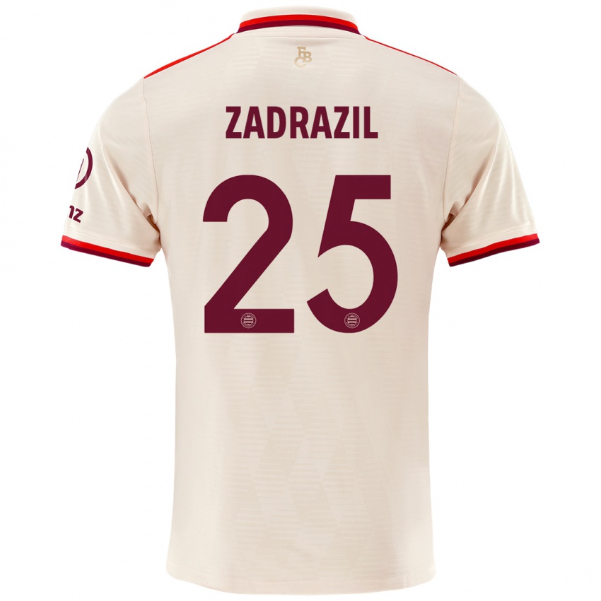 Uomo Maglia Sarah Zadrazil #25 Lino Kit Gara Third 2024/25 Maglietta