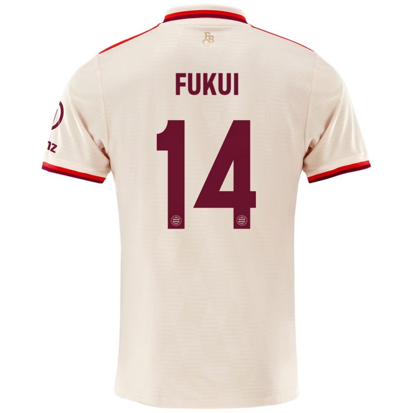 Uomo Maglia Taichi Fukui #14 Lino Kit Gara Third 2024/25 Maglietta