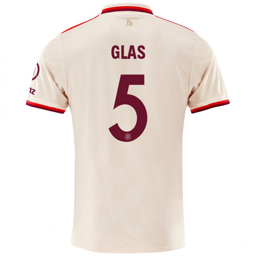 Uomo Maglia Hanna Glas #5 Lino Kit Gara Third 2024/25 Maglietta