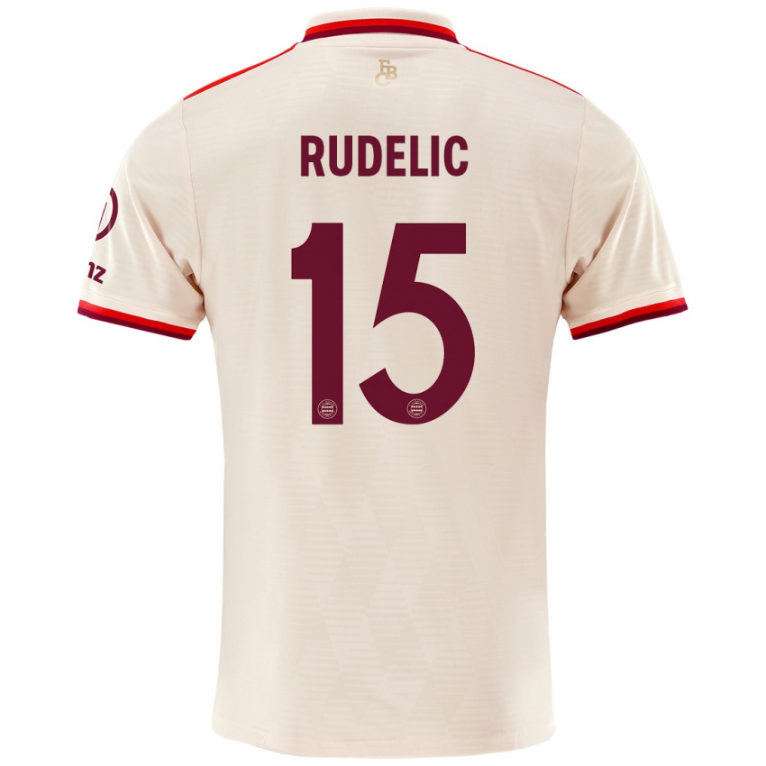 Uomo Maglia Ivana Rudelic #15 Lino Kit Gara Third 2024/25 Maglietta