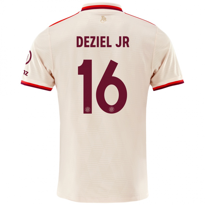 Uomo Maglia Robert Deziel Jr #16 Lino Kit Gara Third 2024/25 Maglietta