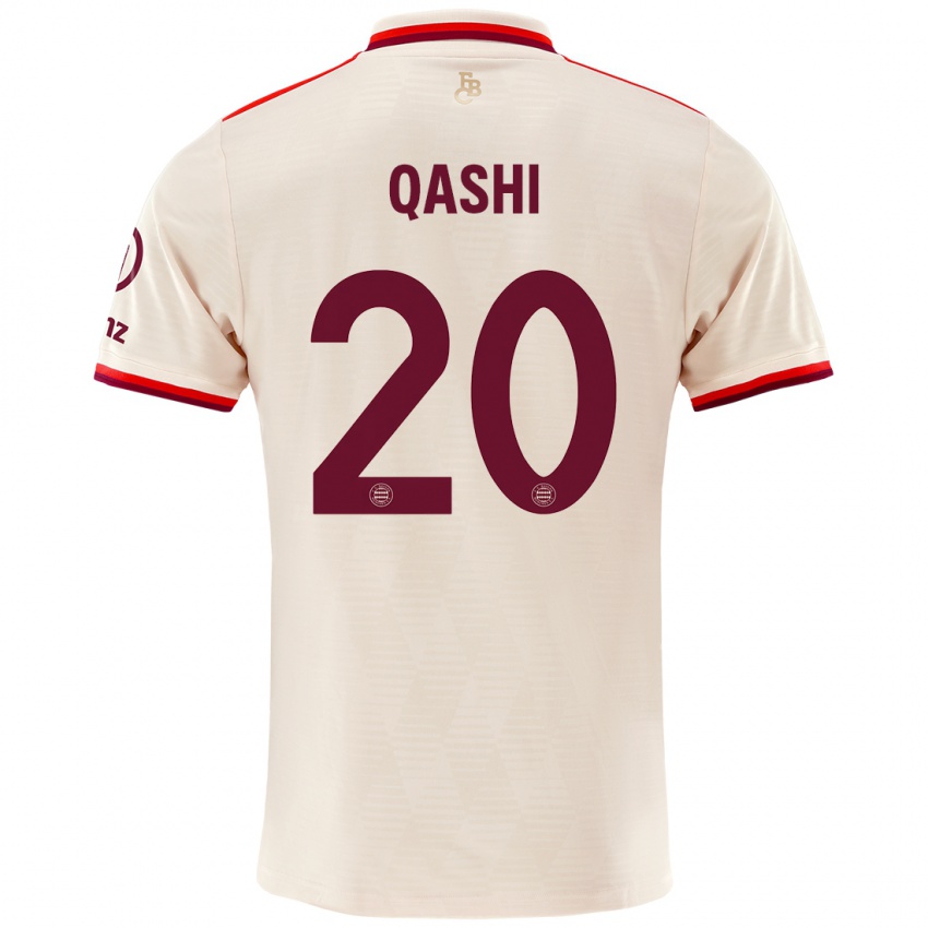 Uomo Maglia Yousef Qashi #20 Lino Kit Gara Third 2024/25 Maglietta