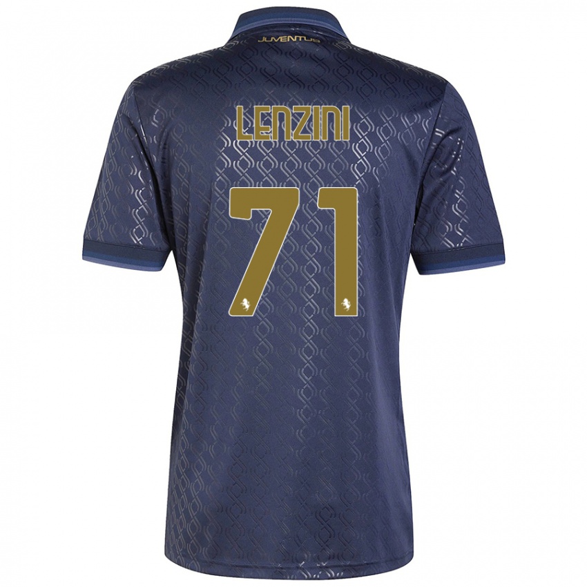 Uomo Maglia Martina Lenzini #71 Blu Navy Kit Gara Third 2024/25 Maglietta