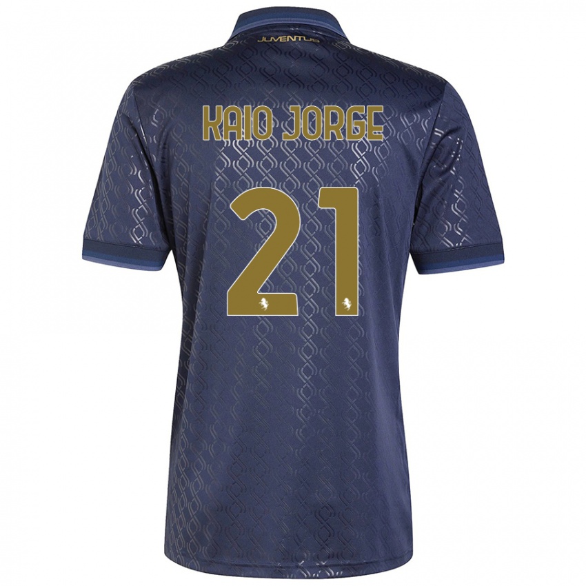 Uomo Maglia Kaio Jorge #21 Blu Navy Kit Gara Third 2024/25 Maglietta