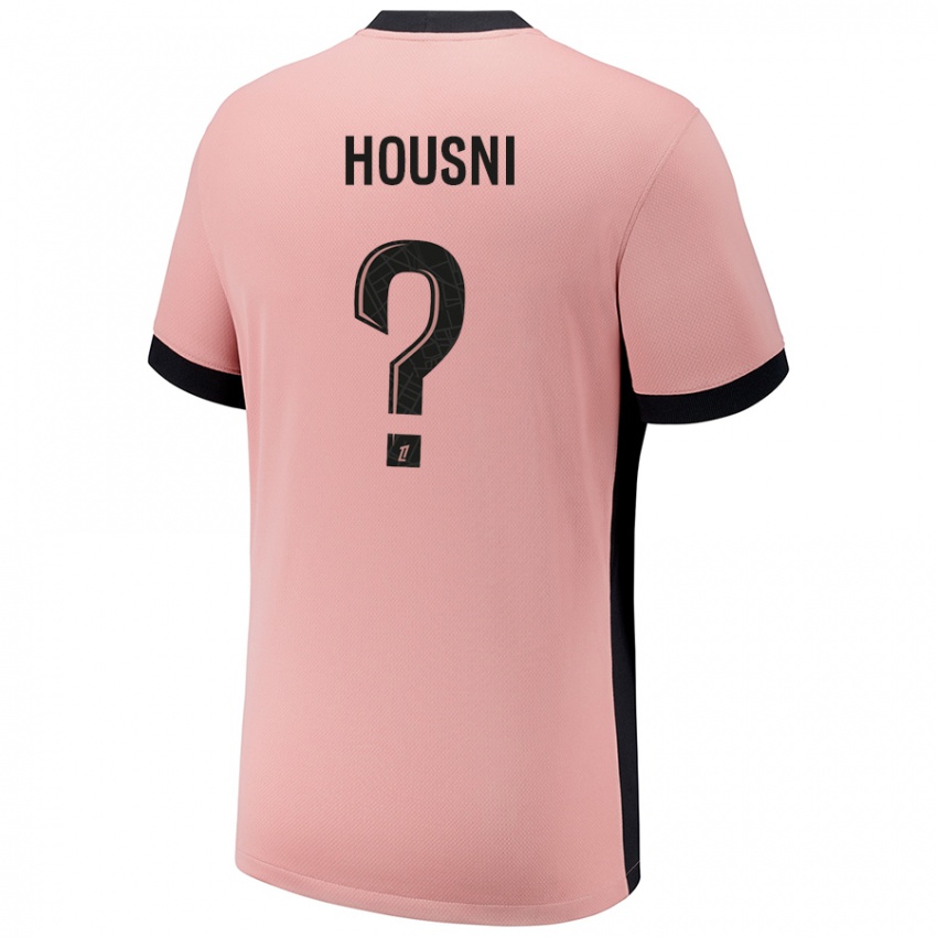 Uomo Maglia Ilyes Housni #0 Rosa Ruggine Kit Gara Third 2024/25 Maglietta