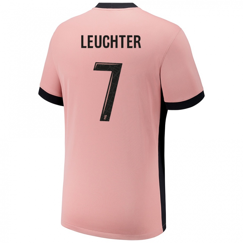 Uomo Maglia Romée Leuchter #7 Rosa Ruggine Kit Gara Third 2024/25 Maglietta