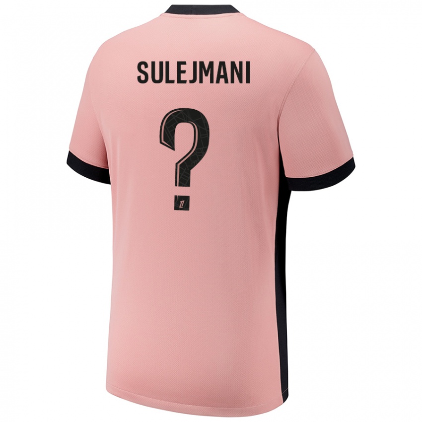 Uomo Maglia Lora Sulejmani #0 Rosa Ruggine Kit Gara Third 2024/25 Maglietta