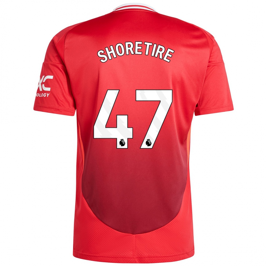 Donna Maglia Shola Shoretire #47 Rosso Brillante Kit Gara Home 2024/25 Maglietta