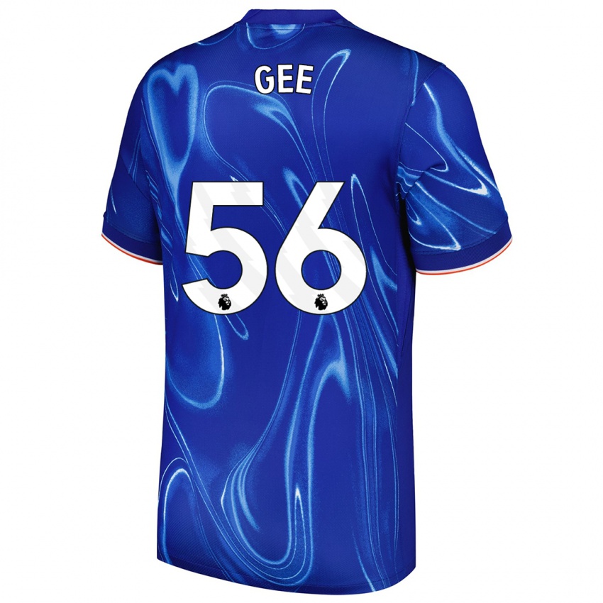 Donna Maglia Billy Gee #56 Blu Bianco Kit Gara Home 2024/25 Maglietta