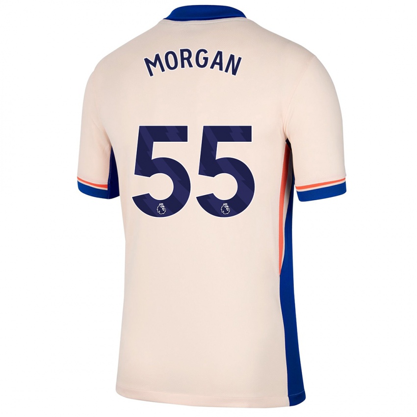 Donna Maglia Jimmy-Jay Morgan #55 Beige Chiaro Kit Gara Away 2024/25 Maglietta