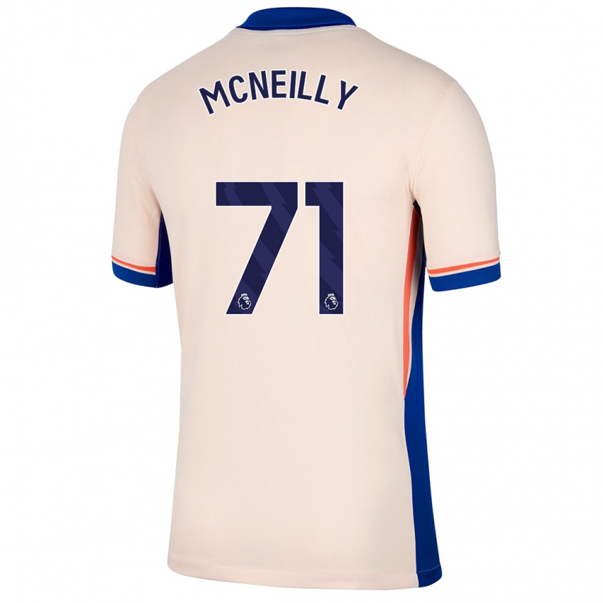 Donna Maglia Donnell Mcneilly #71 Beige Chiaro Kit Gara Away 2024/25 Maglietta