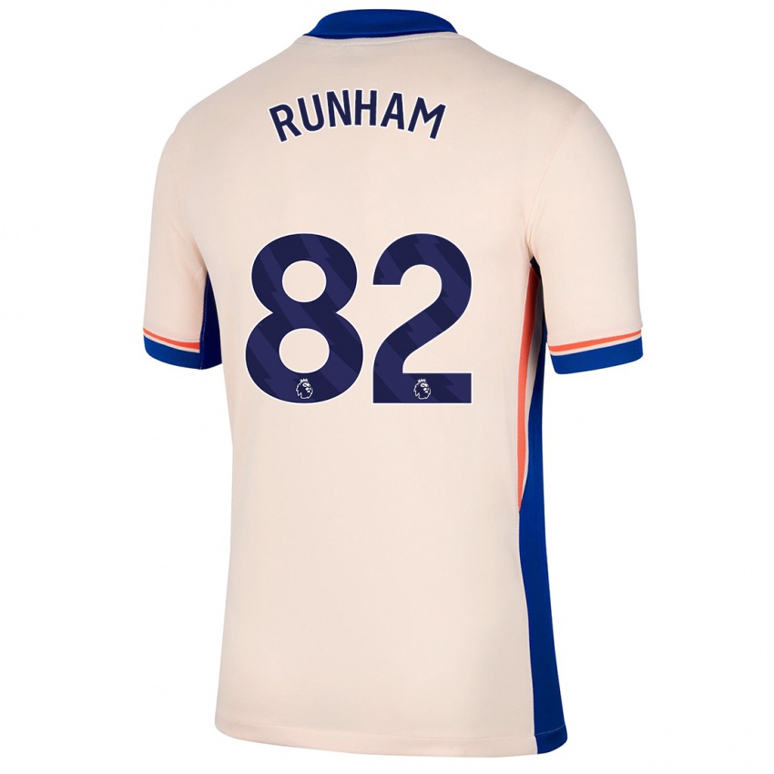 Donna Maglia Frankie Runham #82 Beige Chiaro Kit Gara Away 2024/25 Maglietta