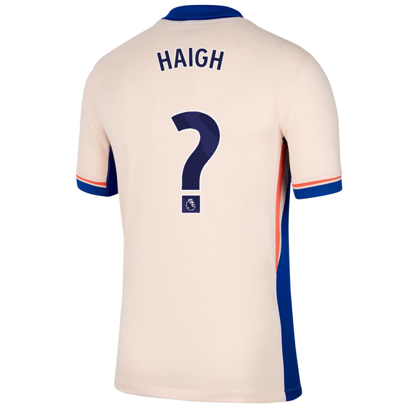 Donna Maglia Joe Haigh #0 Beige Chiaro Kit Gara Away 2024/25 Maglietta