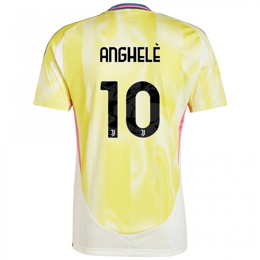 Donna Maglia Lorenzo Anghelè #10 Giallo Solare Kit Gara Away 2024/25 Maglietta