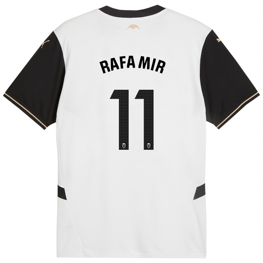 Bambino Maglia Rafa Mir #11 Bianco Nero Kit Gara Home 2024/25 Maglietta