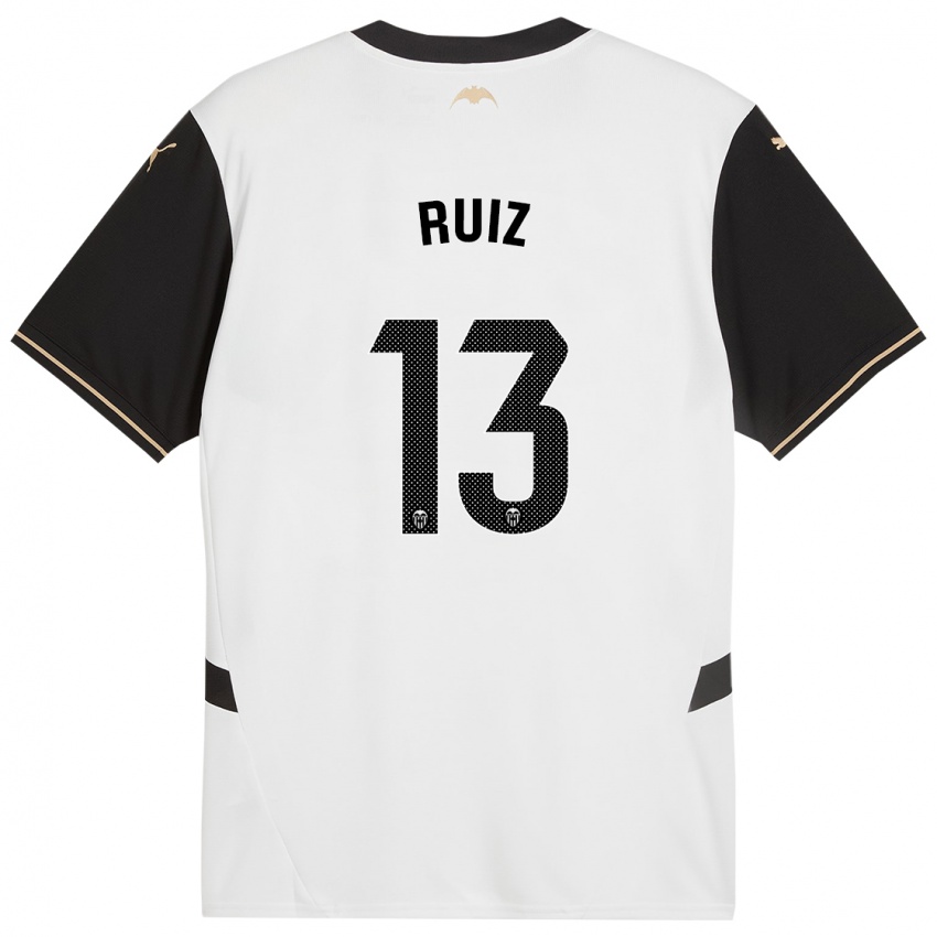 Bambino Maglia Nil Ruiz #13 Bianco Nero Kit Gara Home 2024/25 Maglietta