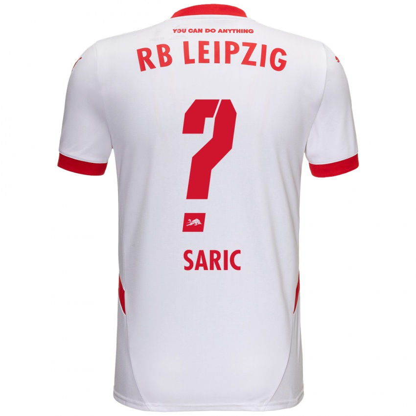 Bambino Maglia Lucio Saric #0 Bianco Rosso Kit Gara Home 2024/25 Maglietta