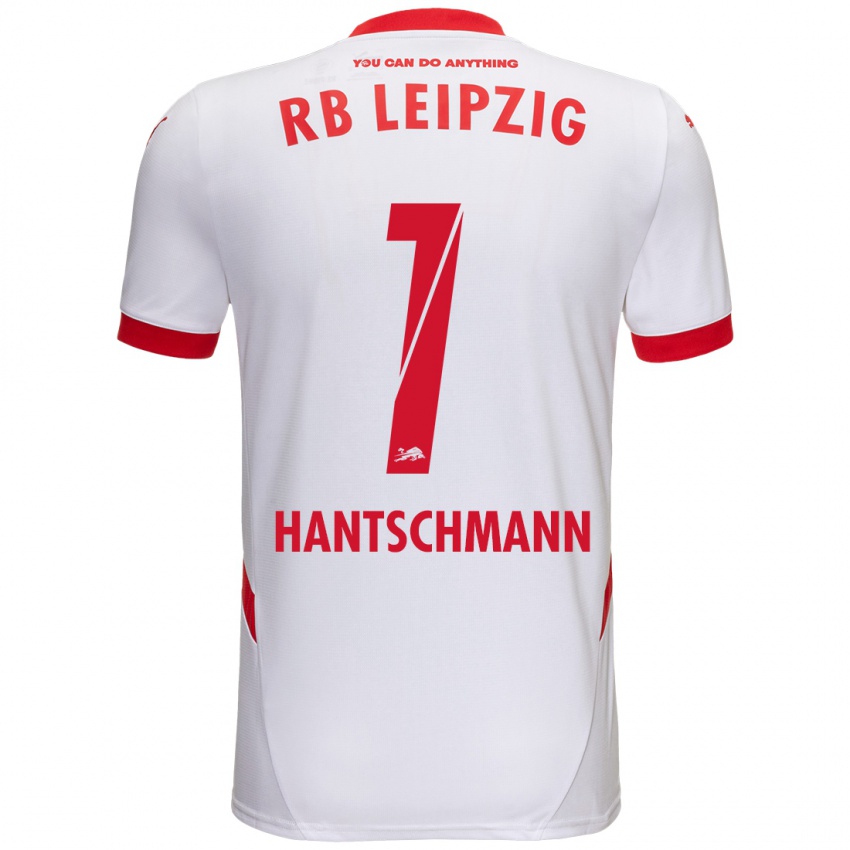 Bambino Maglia Franz Hantschmann #1 Bianco Rosso Kit Gara Home 2024/25 Maglietta