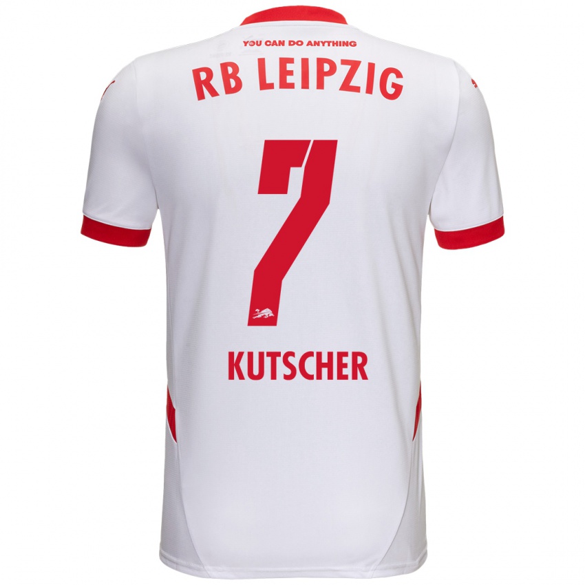 Bambino Maglia Matthes Kutscher #7 Bianco Rosso Kit Gara Home 2024/25 Maglietta