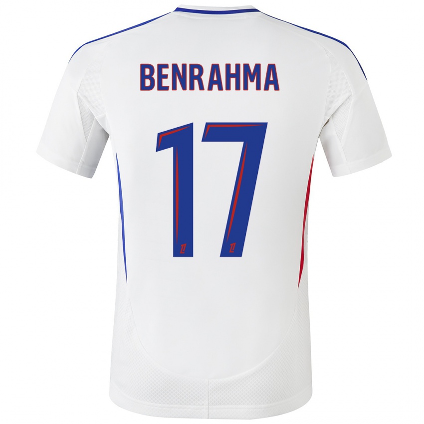 Bambino Maglia Said Benrahma #17 Bianco Blu Kit Gara Home 2024/25 Maglietta