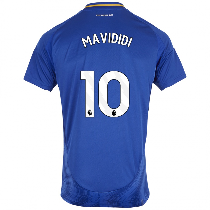 Bambino Maglia Stephy Mavididi #10 Blu Bianco Kit Gara Home 2024/25 Maglietta