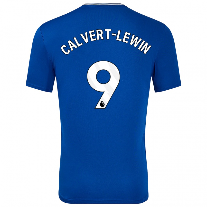 Bambino Maglia Dominic Calvert-Lewin #9 Blu Con Kit Gara Home 2024/25 Maglietta