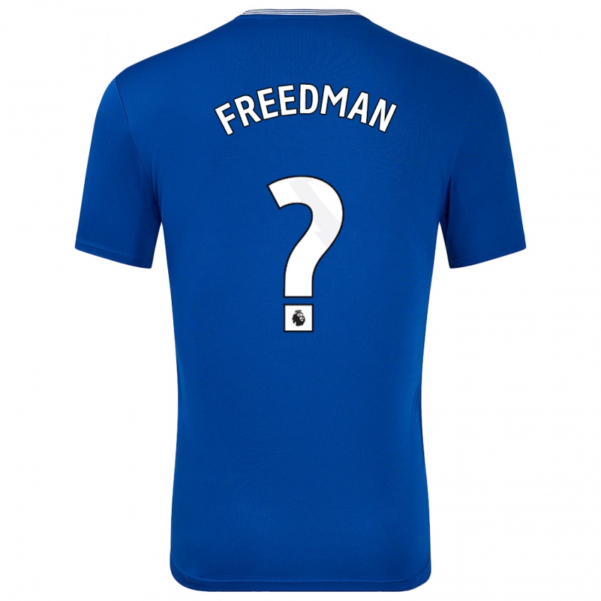 Bambino Maglia Freddie Freedman #0 Blu Con Kit Gara Home 2024/25 Maglietta