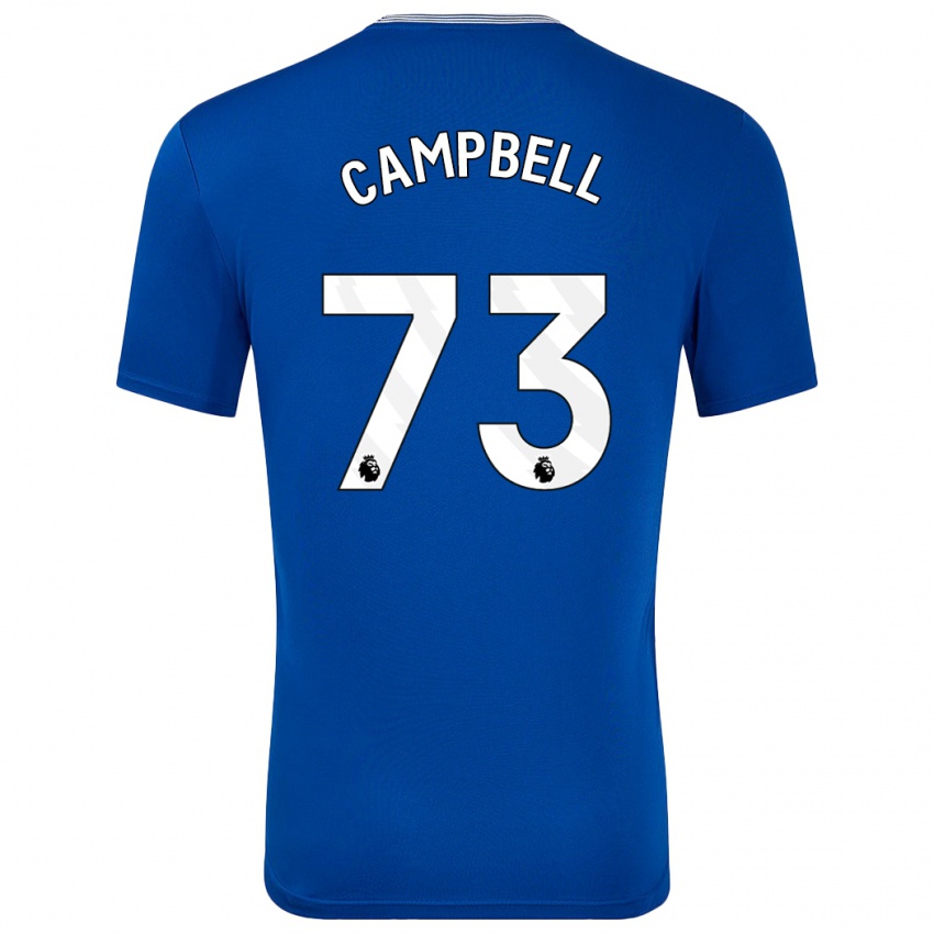 Bambino Maglia Elijah Campbell #73 Blu Con Kit Gara Home 2024/25 Maglietta