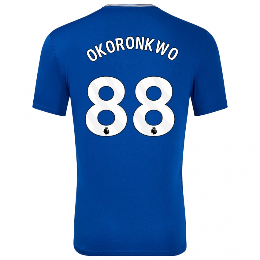 Bambino Maglia Francis Okoronkwo #88 Blu Con Kit Gara Home 2024/25 Maglietta