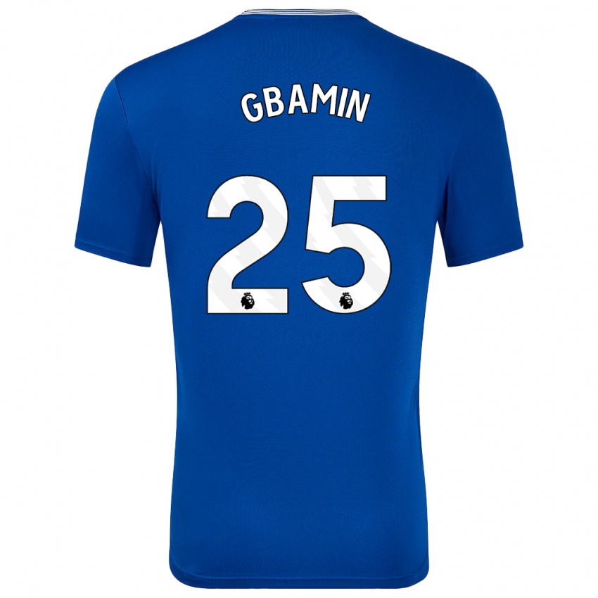 Bambino Maglia Jean-Philippe Gbamin #25 Blu Con Kit Gara Home 2024/25 Maglietta