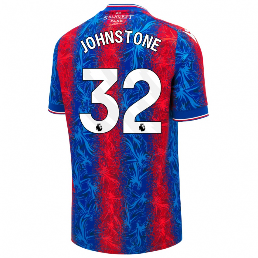 Bambino Maglia Sam Johnstone #32 Strisce Rosso Blu Kit Gara Home 2024/25 Maglietta