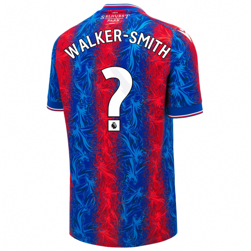 Bambino Maglia Charlie Walker-Smith #0 Strisce Rosso Blu Kit Gara Home 2024/25 Maglietta