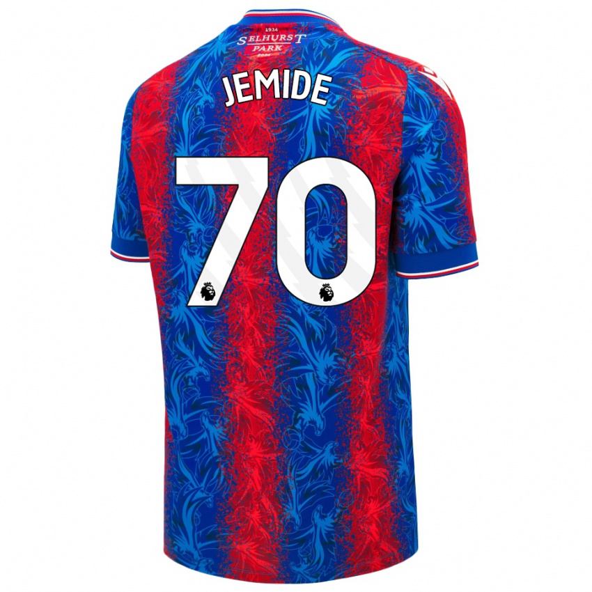 Bambino Maglia Mofe Jemide #70 Strisce Rosso Blu Kit Gara Home 2024/25 Maglietta