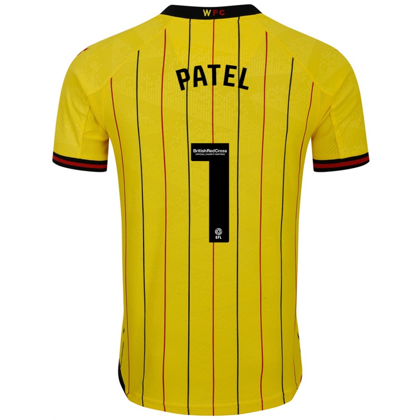 Bambino Maglia Safia Middleton-Patel #1 Giallo Nero Kit Gara Home 2024/25 Maglietta