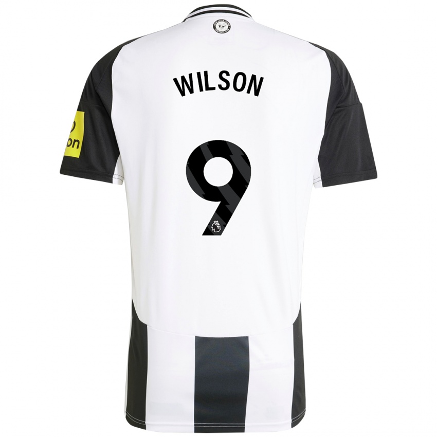 Bambino Maglia Callum Wilson #9 Bianco Nero Kit Gara Home 2024/25 Maglietta