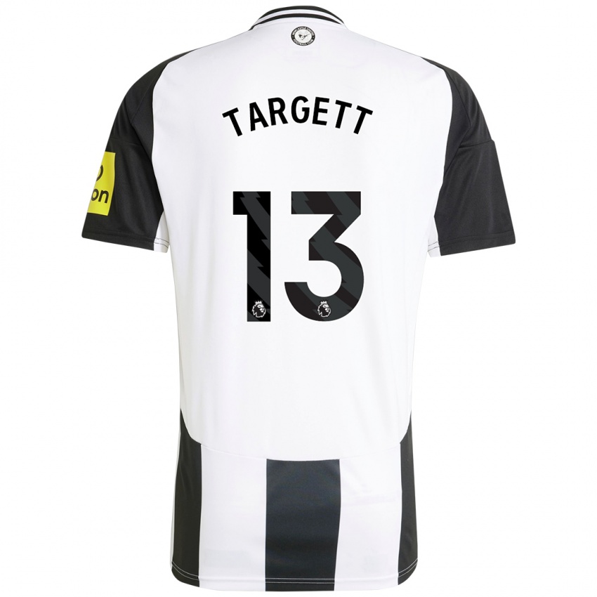 Bambino Maglia Matt Targett #13 Bianco Nero Kit Gara Home 2024/25 Maglietta