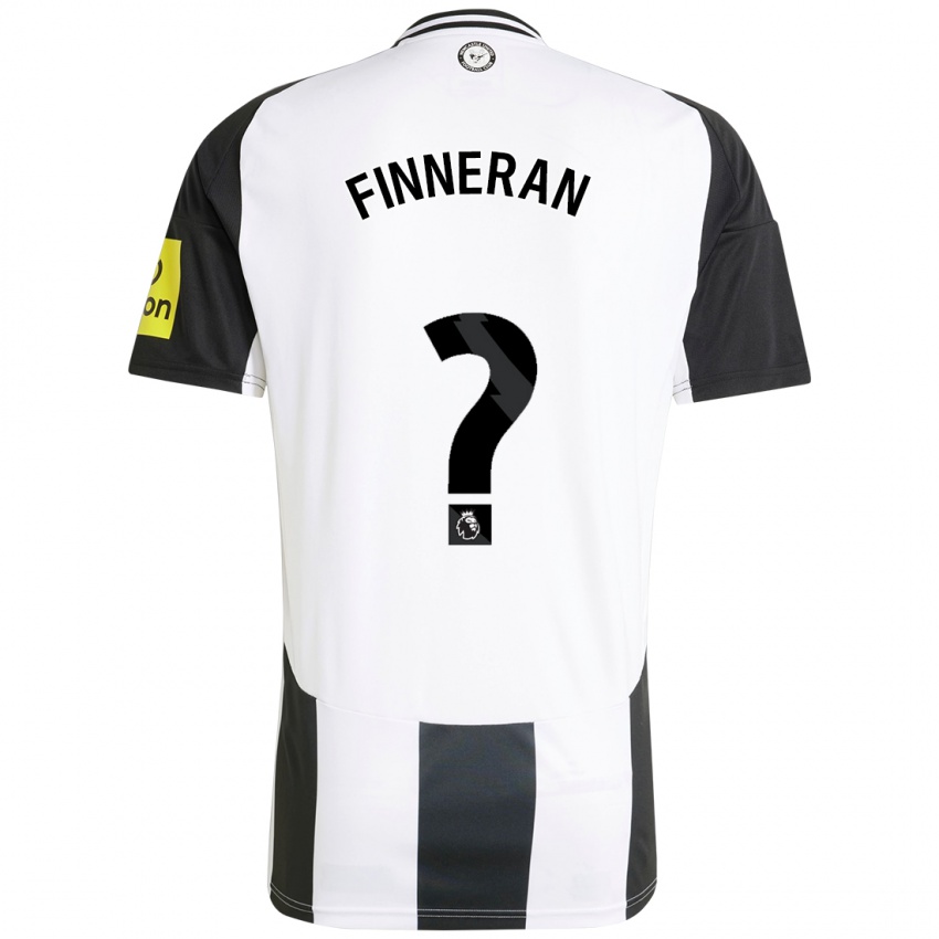 Bambino Maglia Rory Finneran #0 Bianco Nero Kit Gara Home 2024/25 Maglietta