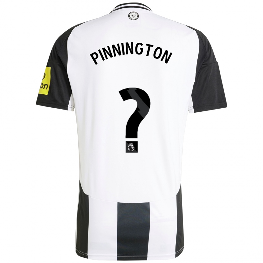 Bambino Maglia Sam Pinnington #0 Bianco Nero Kit Gara Home 2024/25 Maglietta