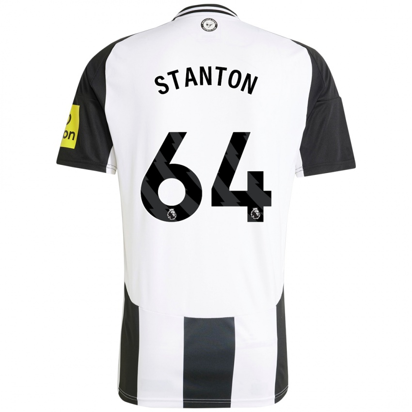 Bambino Maglia Ellis Stanton #64 Bianco Nero Kit Gara Home 2024/25 Maglietta