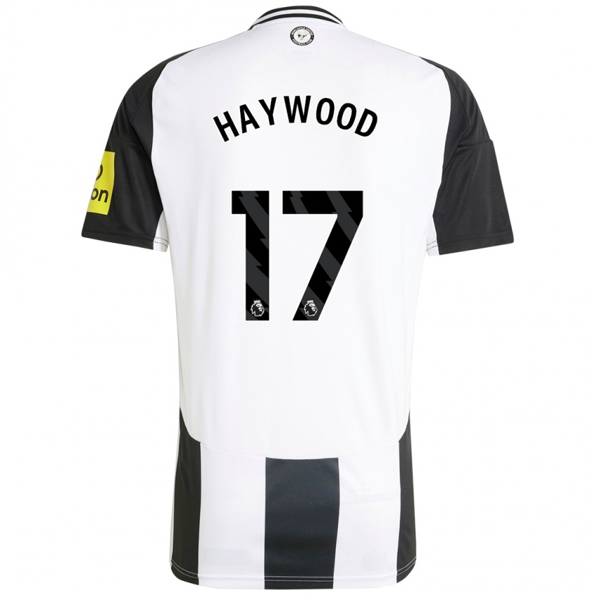 Bambino Maglia Sophie Haywood #17 Bianco Nero Kit Gara Home 2024/25 Maglietta