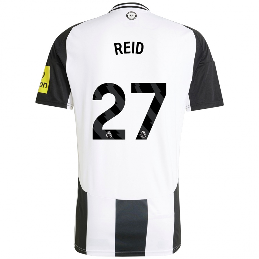 Bambino Maglia Hannah Reid #27 Bianco Nero Kit Gara Home 2024/25 Maglietta