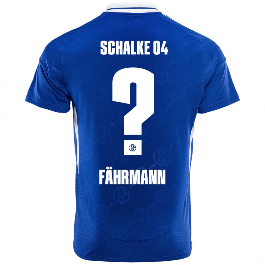 Bambino Maglia Ralf Fährmann #0 Blu Reale Kit Gara Home 2024/25 Maglietta